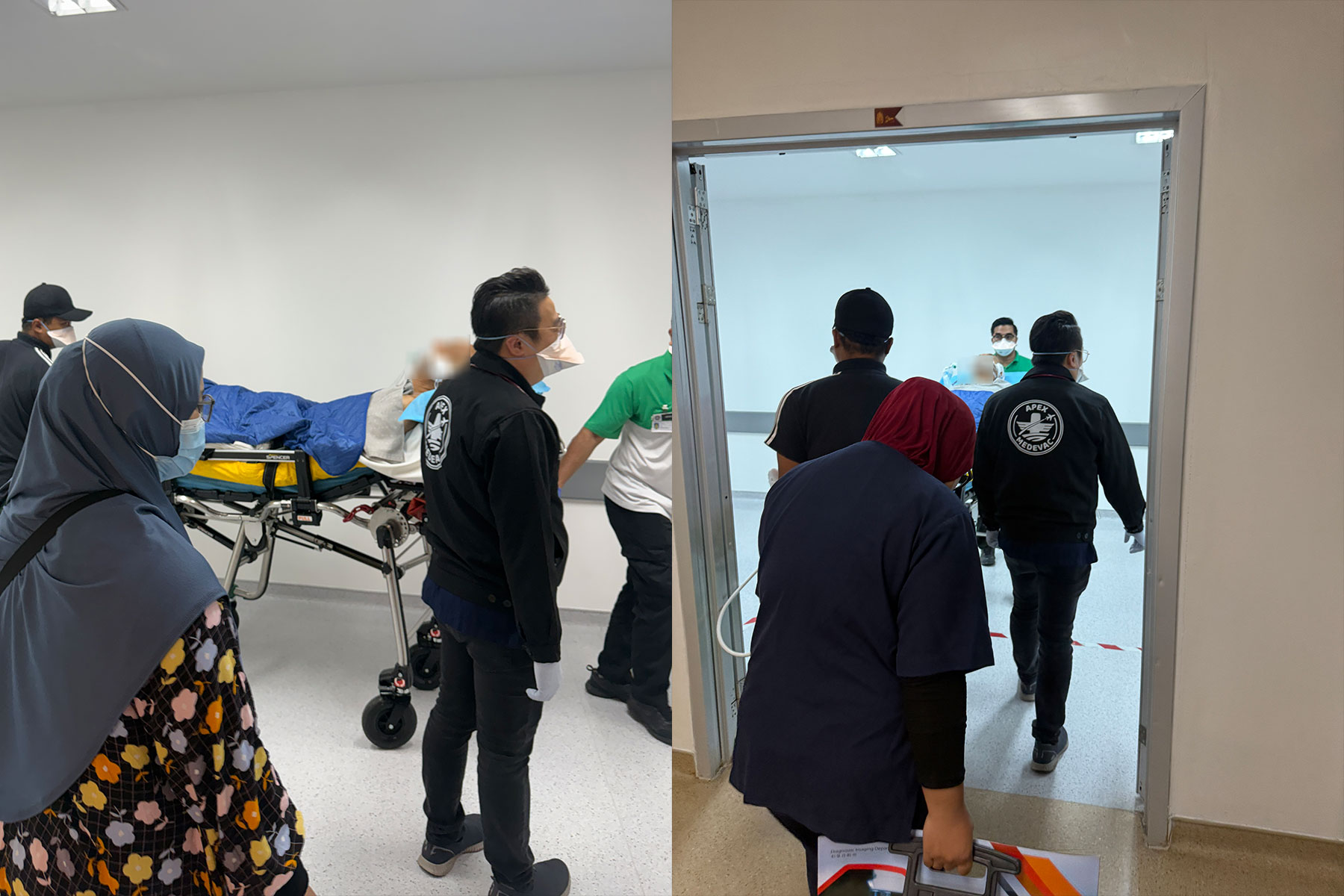 Cross-border ground medical transfer